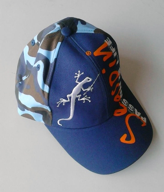 Seaspin Cap Blue + Camo Staff